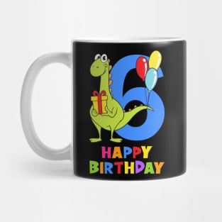 6th Birthday Party 6 Year Old Six Years Mug